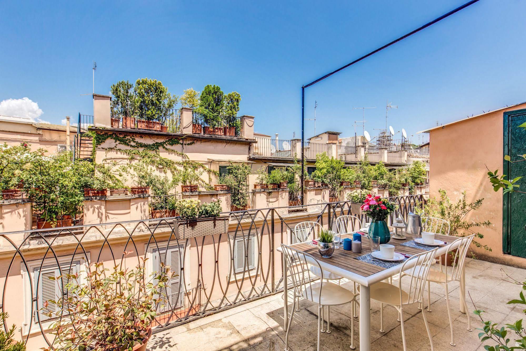 Aweshomeitaly - Spagna Glamour Life Penthouse Рим Екстер'єр фото